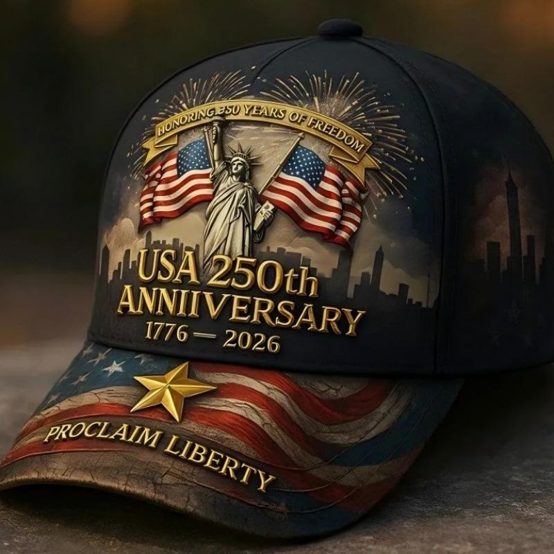American Anniversary Baseball Cap D Printed Digital Printed Hat th Anniversary Cap