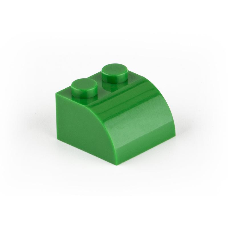 Non-Toxic 80Pcs Small Particle Arc Brick Slope Brick 2X2 Brick Diy Building Blocks Compatible With Creative Gift Moc Blocks Castle Toys