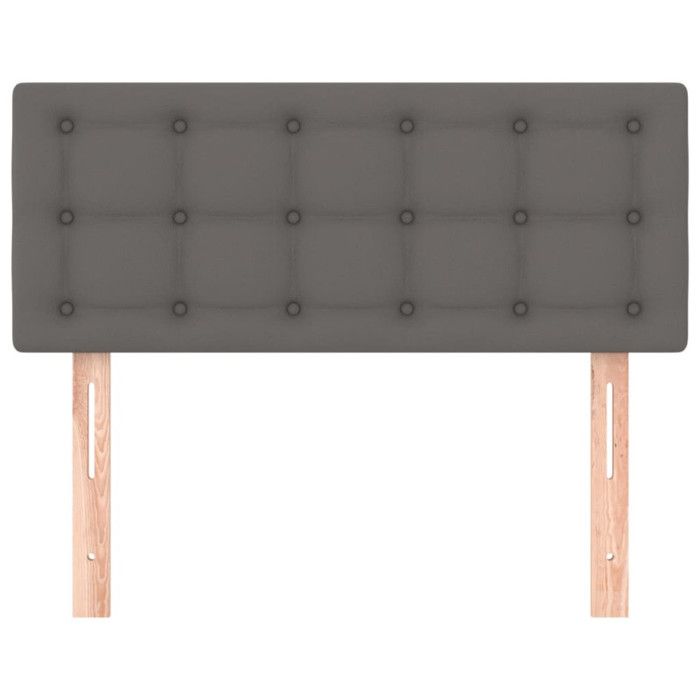 VidaXL Headboard Bedroom Furniture Single Bed Accessory Headboard Bed Frame Interior Grey 90x5x78/88 Cm 346428