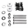 Motorcycle Backrest Sissy Bar Detachable Docking Hardware Kit Replacement for FXST FXSTB 1987‑1999
