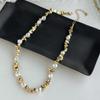 Boho Bead Necklace Geometric Clavicle Chain Vintage Love Heart Choker  Ladies