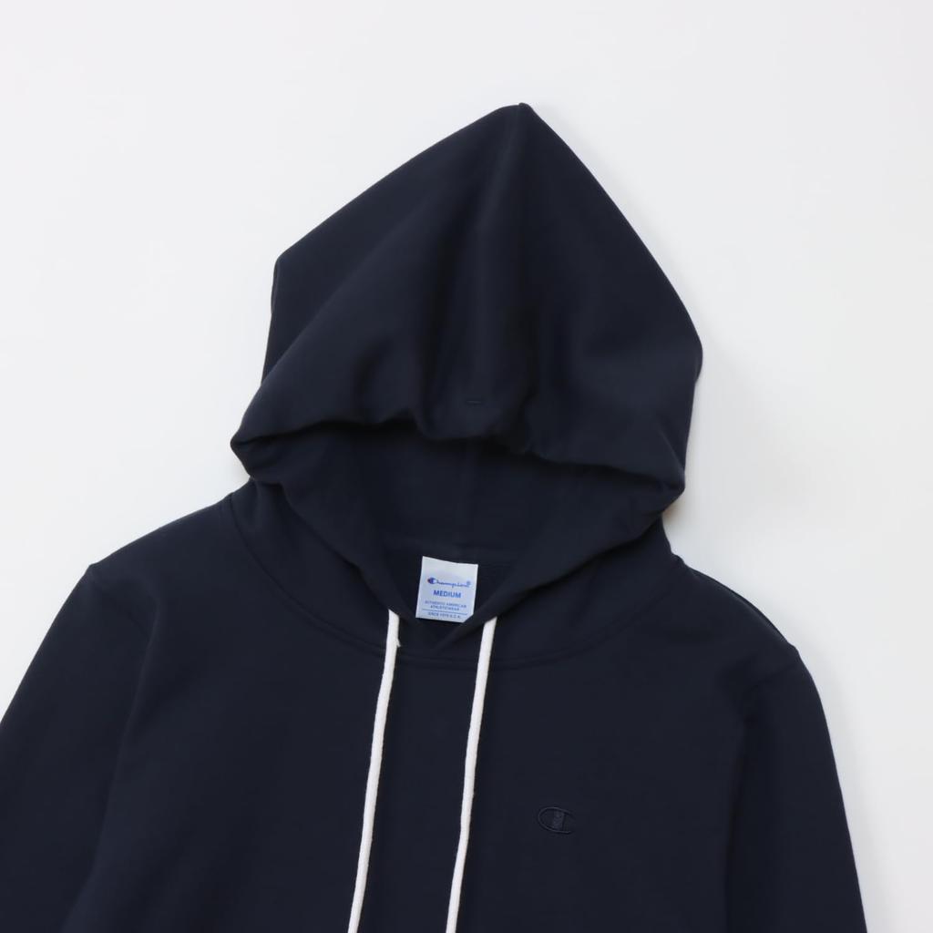 Champion Basic Long Sleeve Fleece Hoodie with Embroidered Size XL Women's Logo, Navy, (CW-Y107)