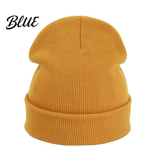 Gorro de punto de color liso de moda para invierno, unisex, gorro tipo calavera holgado clásico, gorro de invierno cálido, gorro informal para hombres y mujeres, suave