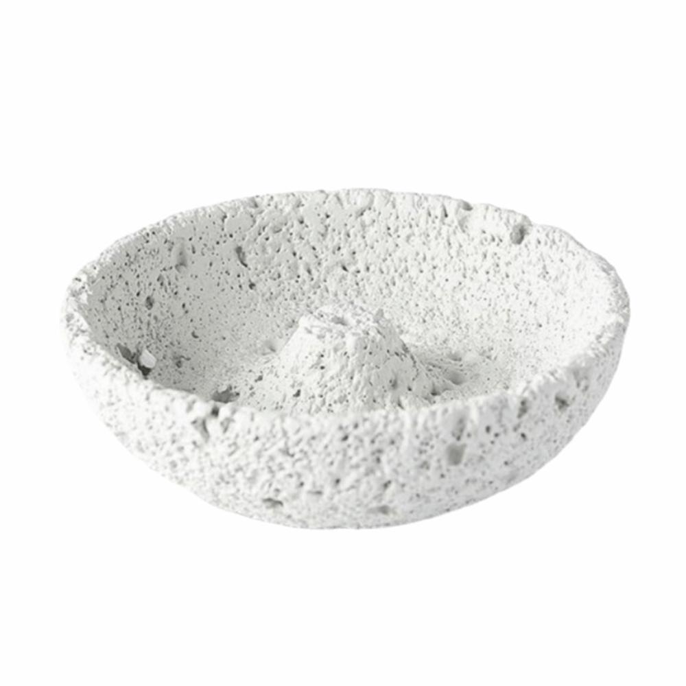 Cement Cement Incense Burner Concrete Texture Plug in Incense Stick Stand Planetary Style Multi-functional