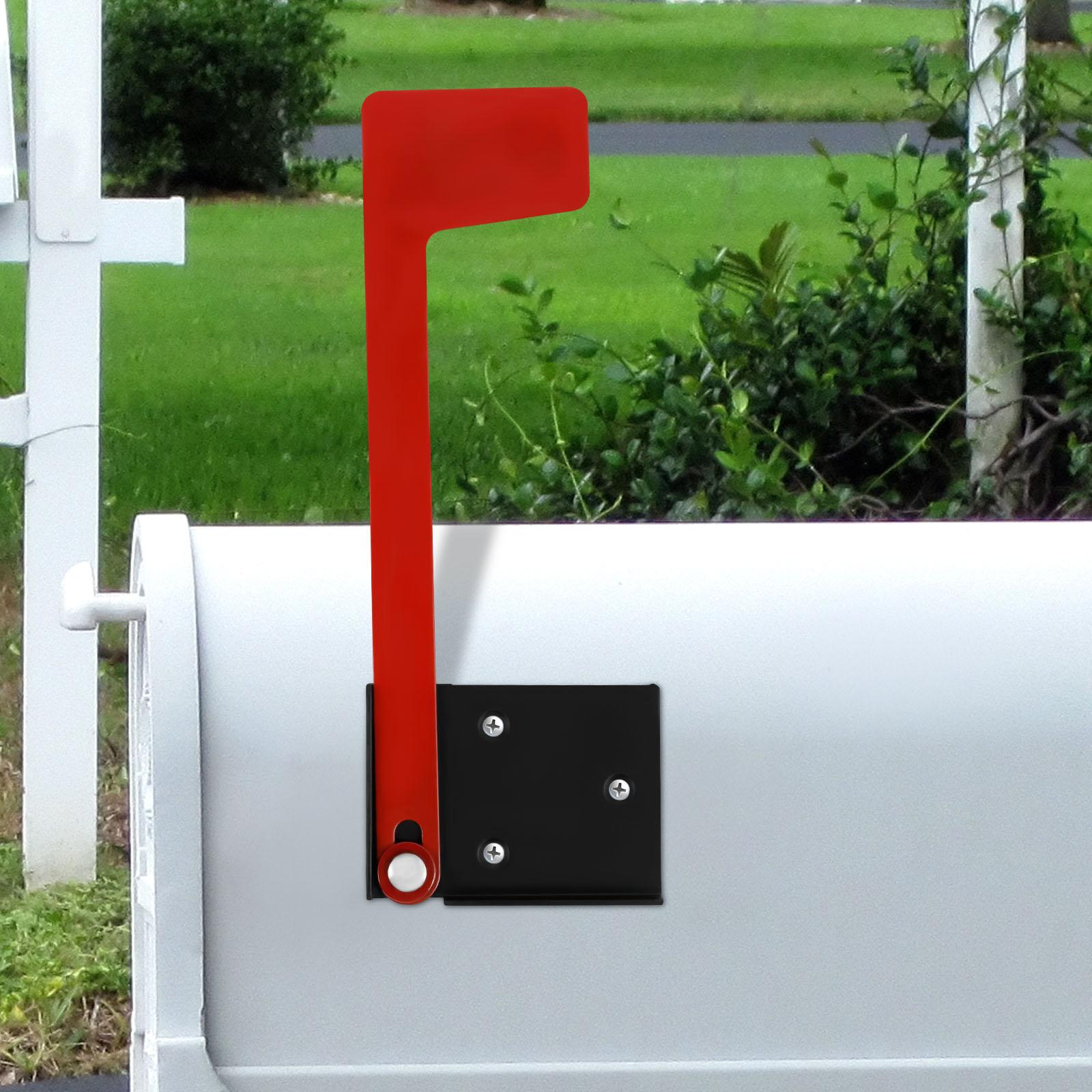 

2/1 шт. сменный комплект флагов для почтовых ящиков, прочный, устойчивый к погодным условиям, красный металлический комплект флагов для исходящих почтовых ящиков, профессиональный комплект для выезда