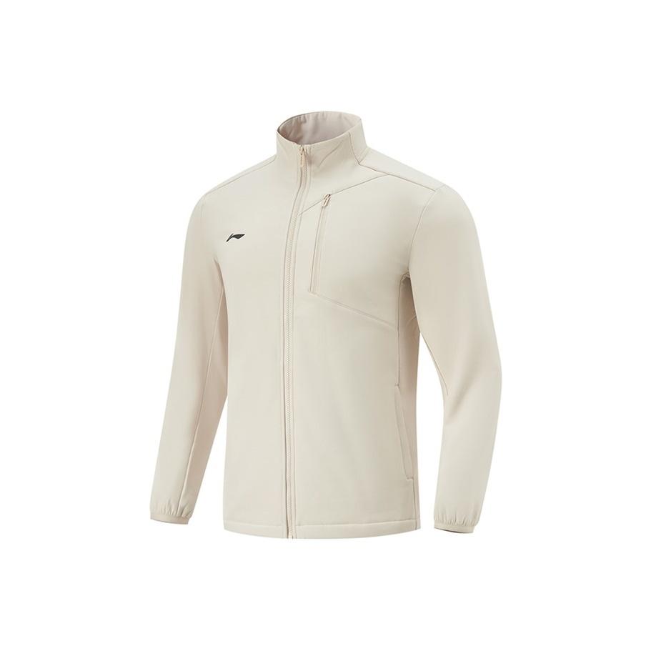 

Li Ning Флисовая Спортивная Повседневная Фитнес Куртка с Воротником-стойкой и Застежкой-молнией Мужская Куртка ASJKC35-3 3XL