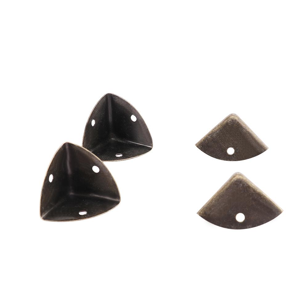 Metal Craft DIY Jewelry Box Wooden Case Furniture Decor Corner Bracket Corner Protector Hardware Corner Foot