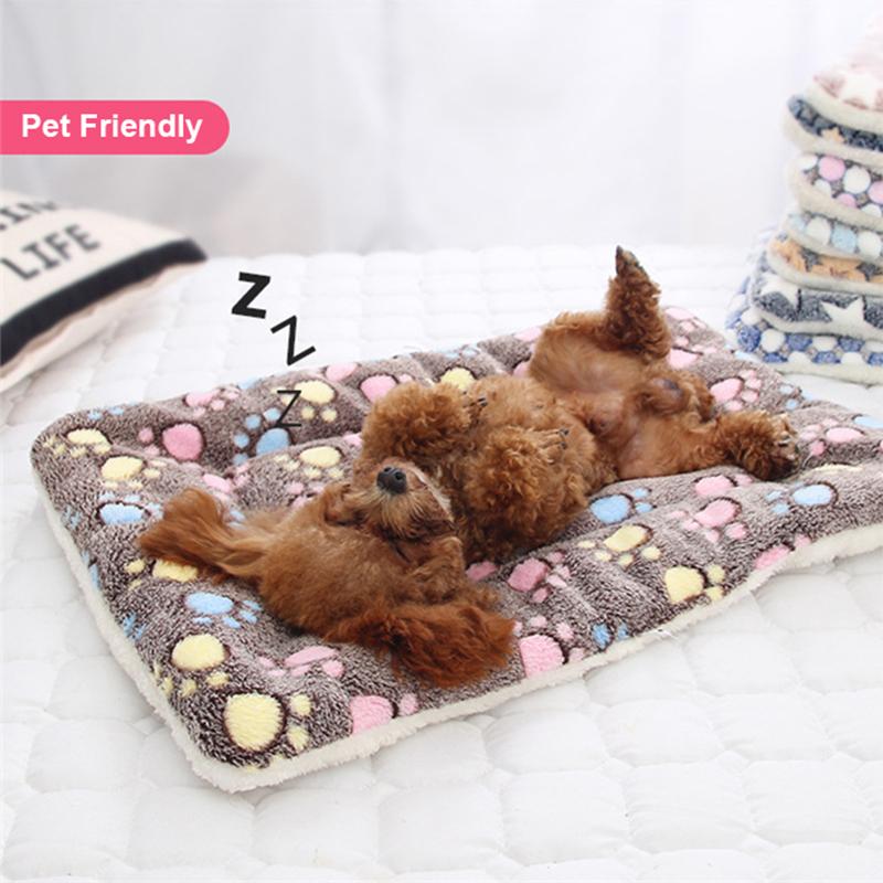 XXL Soft Flannel Pet Blanket Mat For Puppy Dog Cat Sofa Cushion Sleeping Cover