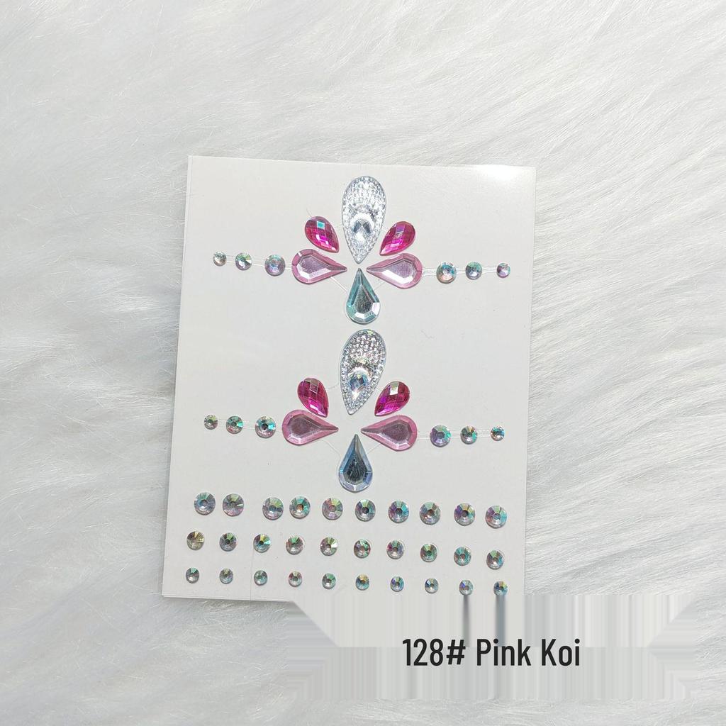 Kids' Rhinestone Eye and Brow Stickers for Makeup and Performances