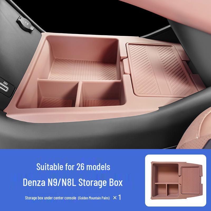

Silicone Under-Dashboard Storage Box for 2026 Denza N9/N8L Cars