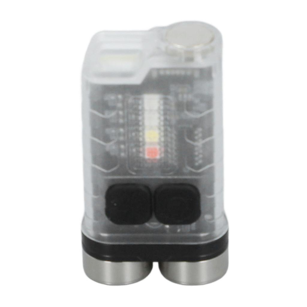 Schlüsselanhänger-Taschenlampe 900LM Weiße LED IP65 Wasserdicht Magnetischer Schwanz Fluoreszierende EDC-Taschenlampe mit