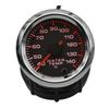 Indicador de Temperatura del Agua de 40-140 Celsius con Retroiluminación de 7 Colores con Adaptador de Junta de Temperatura del Agua de 26-40 mm Sensor NPT de 1/8 Medidor para Coche de Carreras