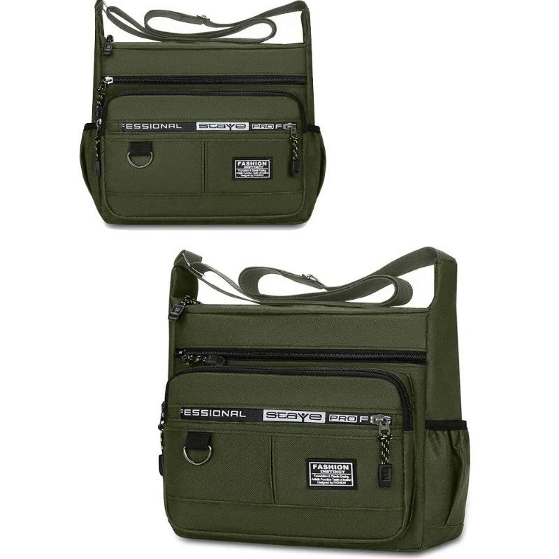 Pánská taška přes rameno Velkokapacitní Pánské Tašky na jedno rameno Business Volný čas Úložiště Dámská Taška Crossbody Pánská taška přes rameno