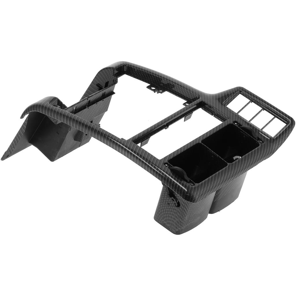 Armaturenbrett A C Lüftungsgitter Mittelkonsole Zierleiste 6N1858071A Kohlefaser-Stil Passend für Seat Ibiza II 2