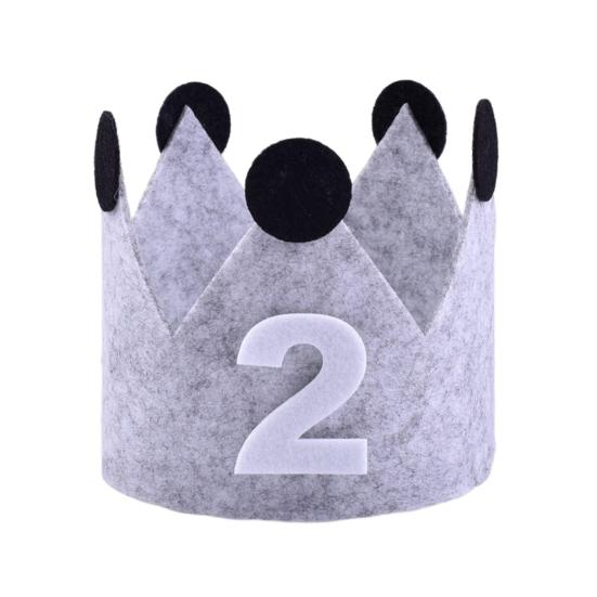 Narozeninová párty čepice Pohodlná velikost Ručně vyráběná koruna ve tvaru široké škály aplikací Okrasná párty dekorace Odolná proti opotřebení Dekorace na narozeninovou párty