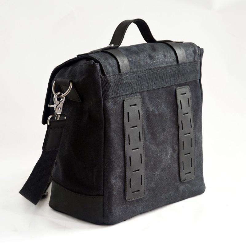 Retro Locomotive Side Bag Universal Waterproof Side Bag Motorcycle Canvas Bag Knight Saddle Bag