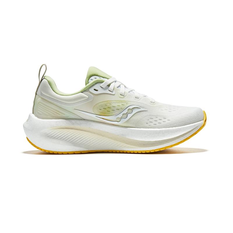 SAUCONY Surge 3 Cushioning Low Top Running Shoes Women's White Green Saucony S18221-3