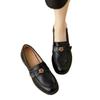 A Pair of Leather Loafers, Women's Shoes, New Retro Shoes, Versatile Shoes, Single Shoes