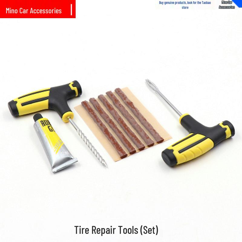 Schnelles Reifenreparatur-Gummistreifen-Set für Autos, Motorräder & Elektrofahrzeuge