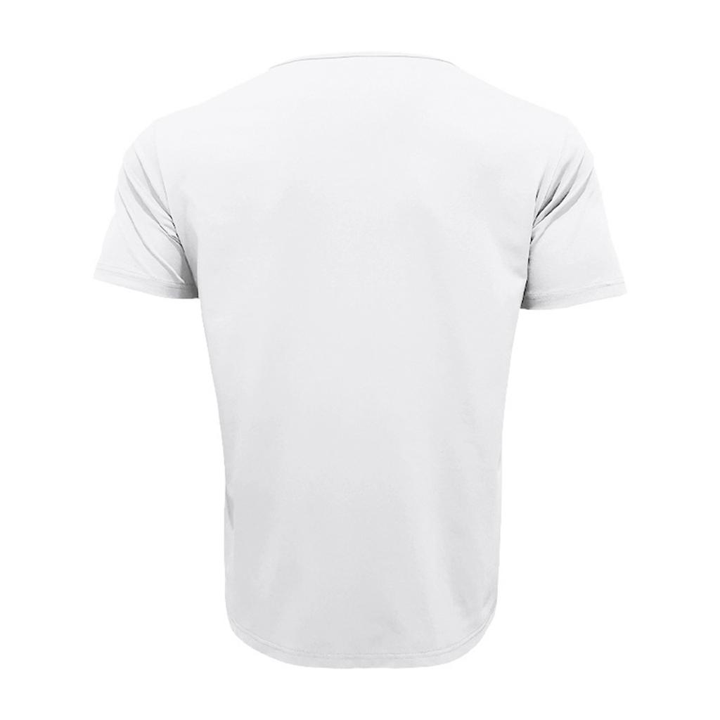 Men's Round Neck Short Sleeved Top Plus Size Casual Sports Short Sleeved Top