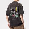 2025 New American Fashion Brand Letter Print Short-Sleeve T-shirt Men's Summer Ins Fashion Brand Loose Casual Top