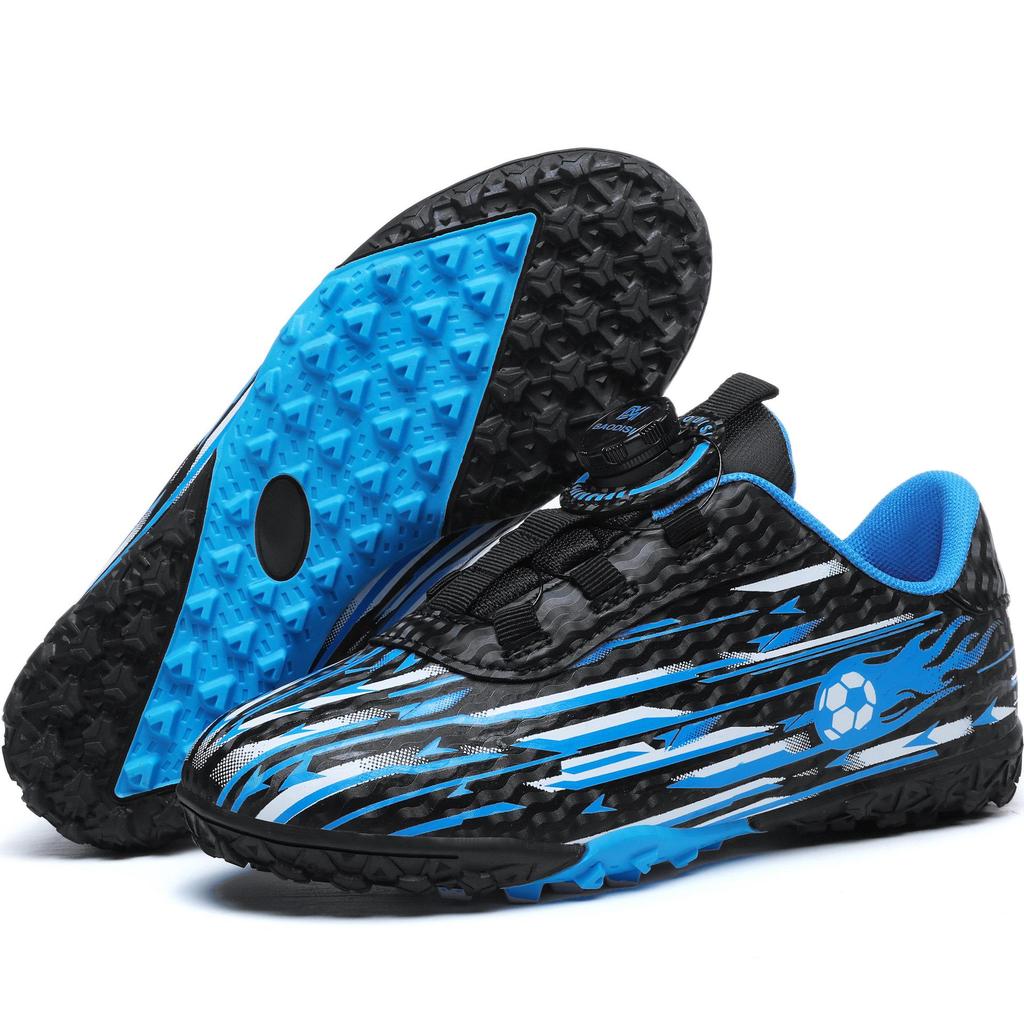 Cross-Border TF Studded Children's Football Shoes for Primary Students – AG Rotating Button for Training