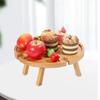 Wine Picnic Table Mini Detachable Dish for Cheese and Fruit Snack Tray Outdoor