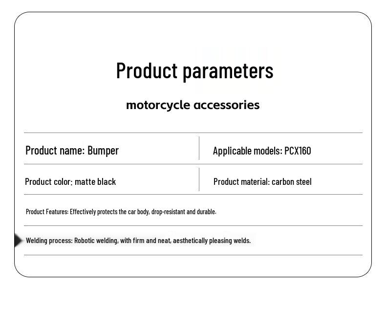 Honda PCX160 Motorrad Sturzbügel & Sturzpads