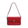 Red Retro High-End Single Shoulder Underarm Bag Small Square Bag for Women 2024 New Niche Fashion Bride Wedding Bag