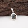 Labradorite Pendant, Handmade Gemstone 925 Sterling Silver Pendant Dainty Jewelry, For Gift Silver Jewelry
