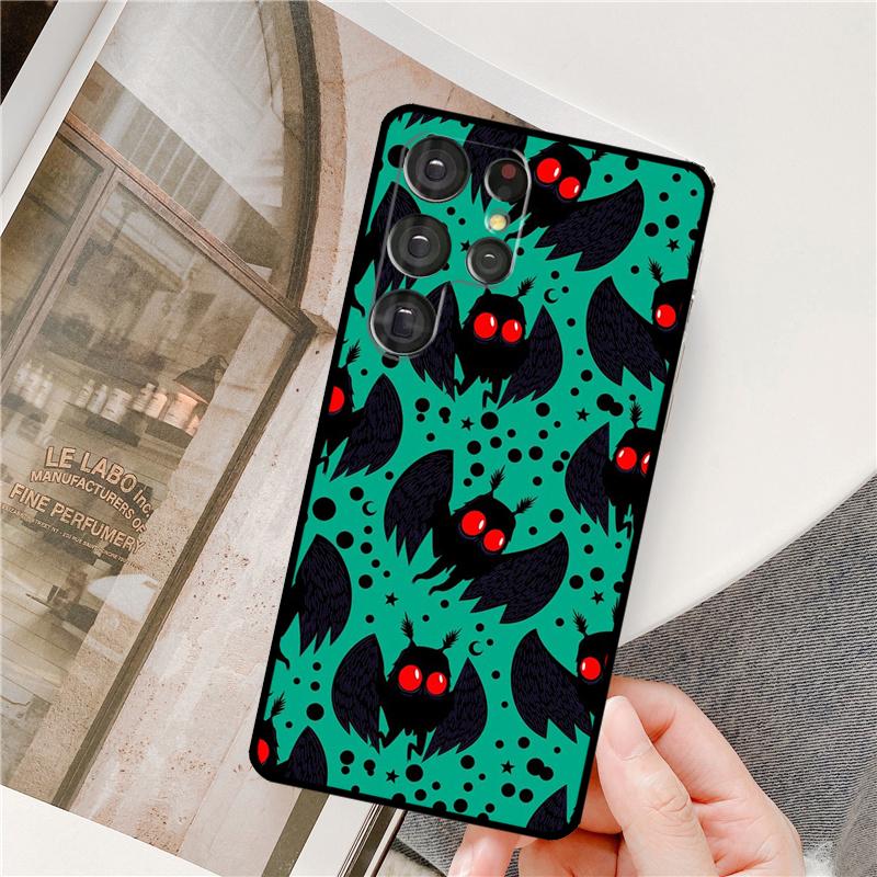Mothman Night Grey Fundas For Samsung Galaxy S23 S20 FE S21 Ultra Note 20 Note 10 S8 S9 S10 Plus S22 Ultra Case