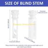 F26C 10Pcs Vertical Blind Repair Stem White Clip for Window Adjustments