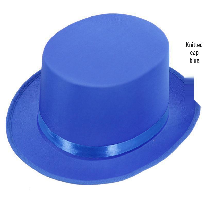 Elegant Green & Black Top Hat with Gold Powder for Adults & Kids, Unisex Magician & Jazz Style.