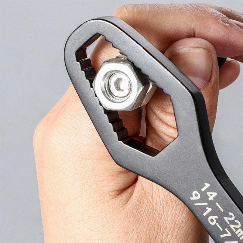 8-17mm 8-22mm Universal Torx Wrench Self-tightening Adjustable Glasses Wrench Board Double-head Torx Spanner Hand Tools
