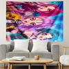 KPop Demon Hunters Print Tapestry, Lightweight Wall Hanging, for Bedroom, Dorm, Living Room, Home Art Decor - Birthday Christmas Gift for Friends