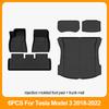 Car Floor Mats For Tesla Model 3 2018 2019 2020 2021 2022 Premium All Weather Anti-Slip Waterproof TPE Floor Liners Mat Pads