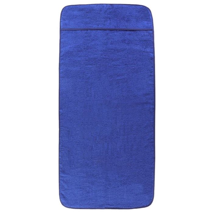 Serviettes de plage 4 pcs bleu royal 60x135 cm tissu 400 GSM