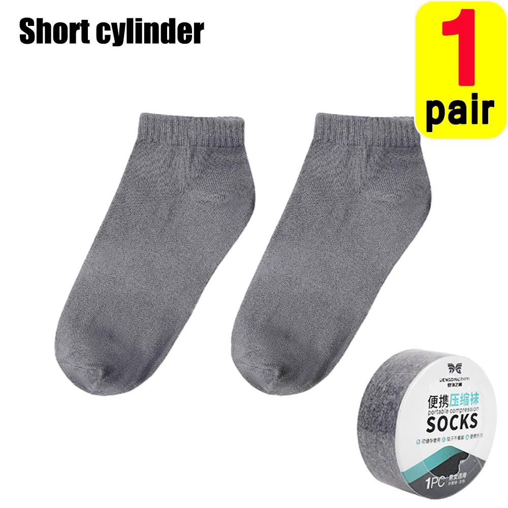 Disposable Travel Socks for Men Women Washable Compression Socks One Time Portable Compression Cotton Sock for Business Trips