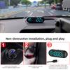 Digital Car Head Up Display HUD Speedometer Multi-functions GPS Compass RGB LED Odometer Over Speed Alarm Accessories for Truck