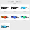 KDEAM High-End Sports Goggles TR90 Polarized Sunglasses Men Hiking Fishing Sun Glasses With Zipper Case