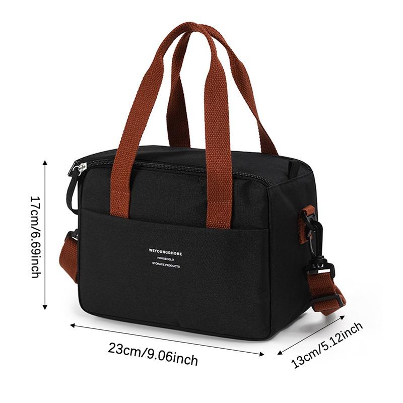 Praktische Aufbewahrungshandtasche für Lunchboxen mit Wärmeisolierung aus neuem Oxford-Gewebe, multifunktional, für Schule, Büro, Picknick, Kühltaschen