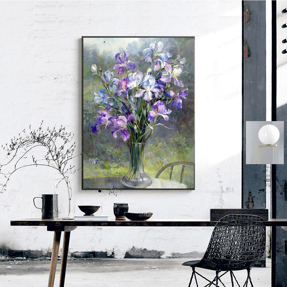 5D DIY Diamond Painting Full Round Scenic Flower Embroidery Sale Rhinestone Picture