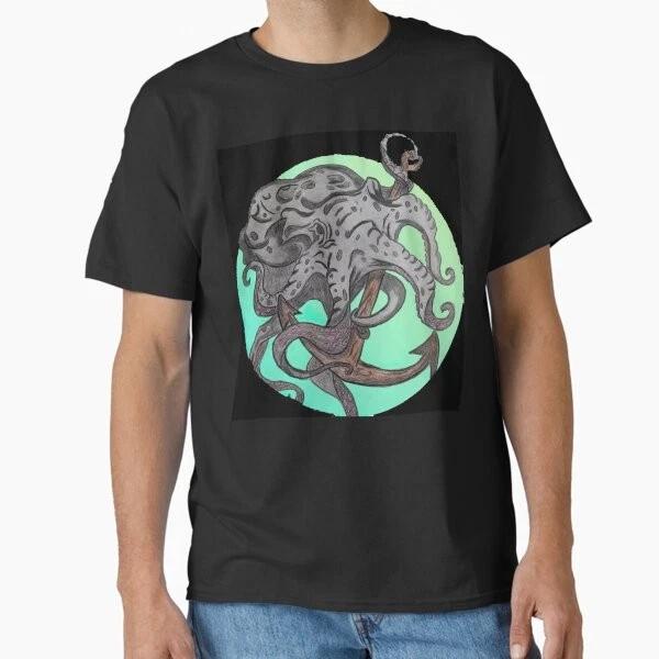 Deep Sea Octopus Classic TShirt Made In UsaAus TShirt S2xl S