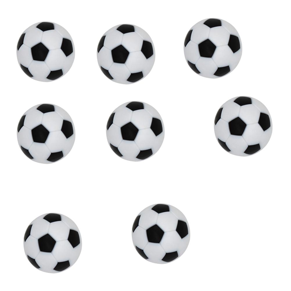 8pcs Tisch Fußball Bälle Fußball Spiel Foosballs Harz Tischplatte Fußball schwarz und weiß Bälle 8pcs Tisch Fußball Bälle Fußball Spiel Foosballs Harz Tischplatte Fußball schwarz und weiß Bälle