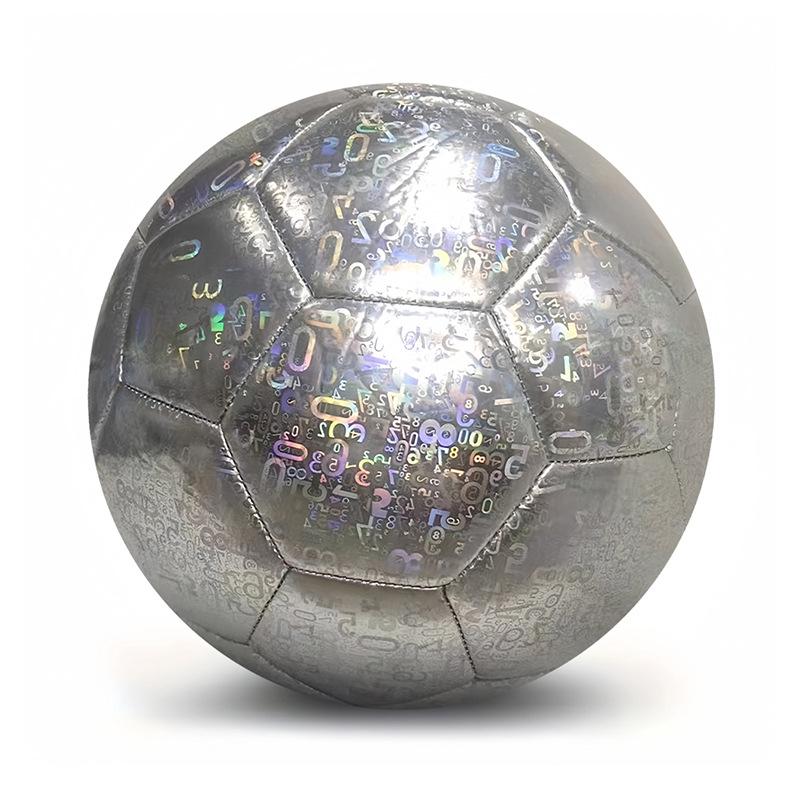 Size 5 PVC/PU Machine-Sewn Football for Adults and Students - Ideal for Competition and Training