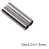 Accessories Fishing Copper Sleeves Wire Crimps Sleeves Fishing Fix Tube Double Barrel Tube