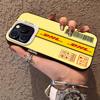 D-DHL-L Logo Color Phone Case For iPhone 17 16 15 14 13 12 11 Pro Max Plus Pro Shell
