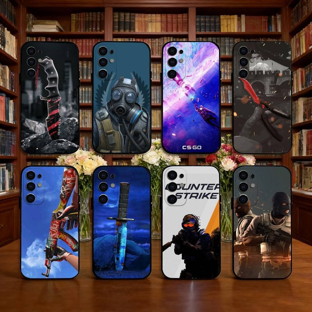 Counter-Strike 2 Phone Case Black Silicone Soft For Samsung S25,S24,S21,S22,S23,S30,Ultra,S20,Plus,Fe,Lite