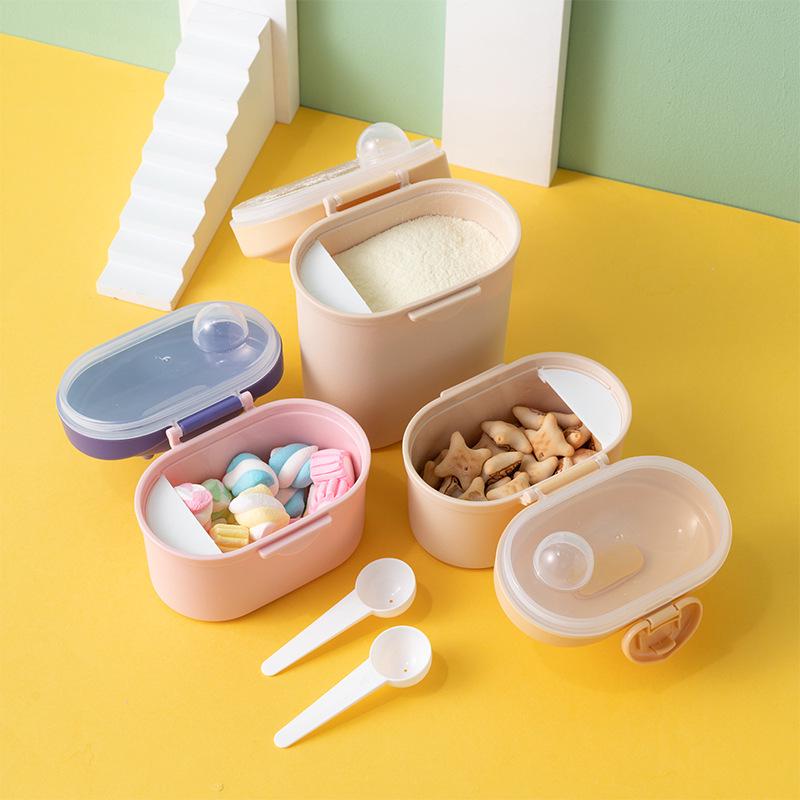 Portable Dinosaur Baby Formula and Snack Dispenser - Large Capacity Storage Jars