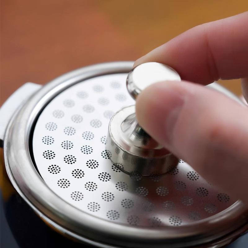 New.Espresso Puck Screen Magnet Handle Reusable 51/53/58mm Coffee Filter Mesh Magnet Kit Barista Espresso Accessory Coffee Tool